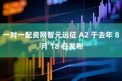 一对一配资网智元远征 A2 于去年 8 月 18 日发布